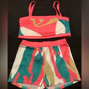 Size L New 2 piece vacation set